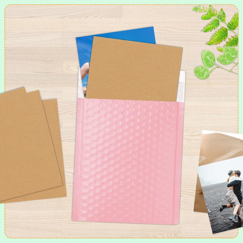 HORLIMER 100 Pack 8.5x11 Chipboard Sheets, Kraft Cardboard for Shipping, Book Binding, DIY Crafts - Image 5